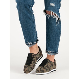 Tênis moro castanho verde 1