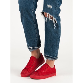 Sport Tênis Vermelhos Com Cristais 1