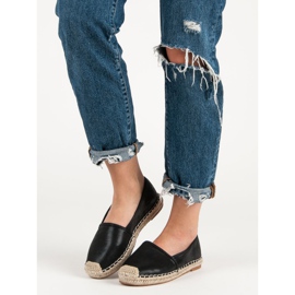 Small Swan Alpercatas pretas clássicas preto 1