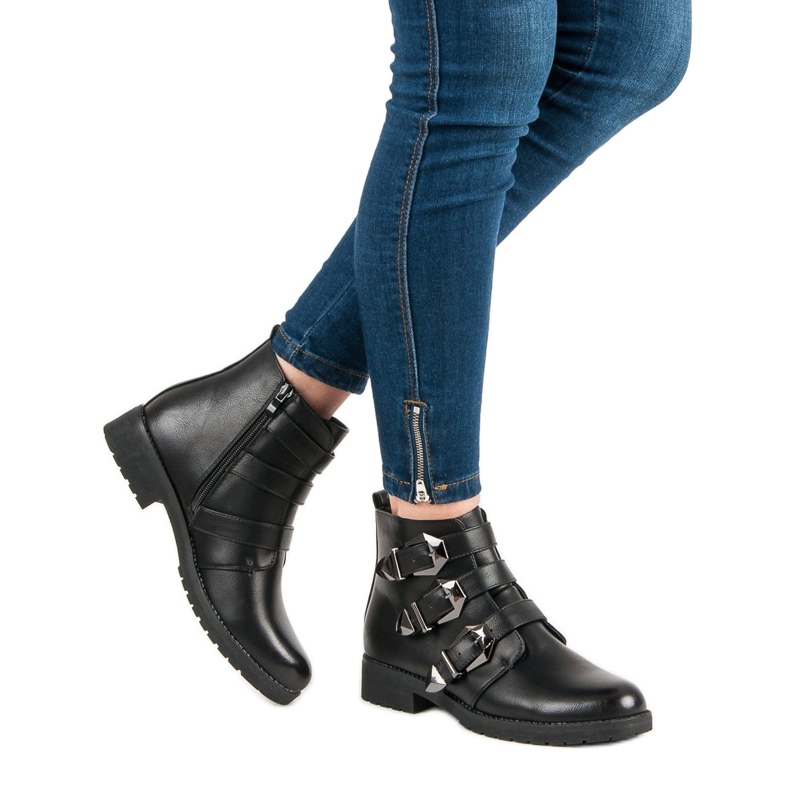 Abloom Botas pretas elegantes preto 1