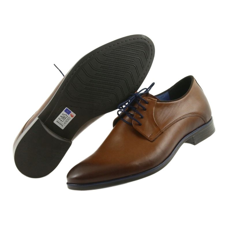 Sapatos masculinos marrons Nikopol 1644 marrom 4
