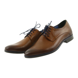 Sapatos masculinos marrons Nikopol 1644 castanho 3