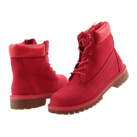 Timberland 6 INCH PREMIUM WATERPROOF vermelho 4