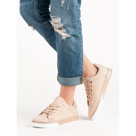 Anesia Paris Tênis de Pó Com Brilho rosa 1