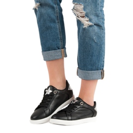 Calçados esportivos baixos preto cinza 2