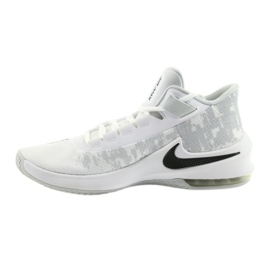 Tênis de basquete Nike Air Max Infuriate 2 branco branco 1