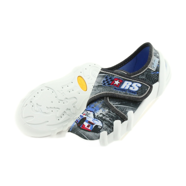 Chinelos de calçado infantil Befado 273X251 preto azul cinza vermelho 5