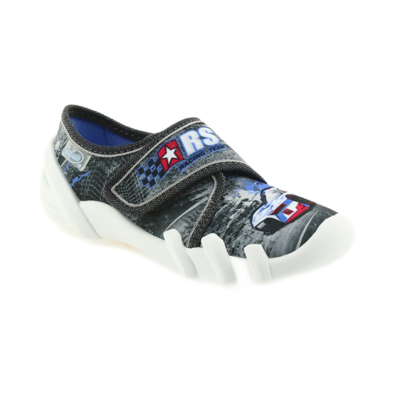 Chinelos de calçado infantil Befado 273X251 preto azul cinza vermelho 1