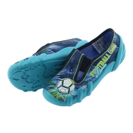 Chinelos de calçado infantil Befado 290X180 azul verde azul marinho 4