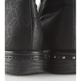 Botas pretas femininas 228-PG Black II-GAT preto 1