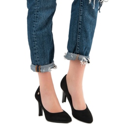 Salto de camurça VINCEZA preto 1