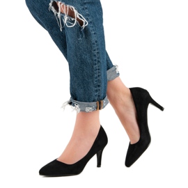 Bombas de purpurina Vinceza preto 1