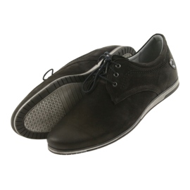 Sapatos esportivos masculinos de Riko 877 preto 4