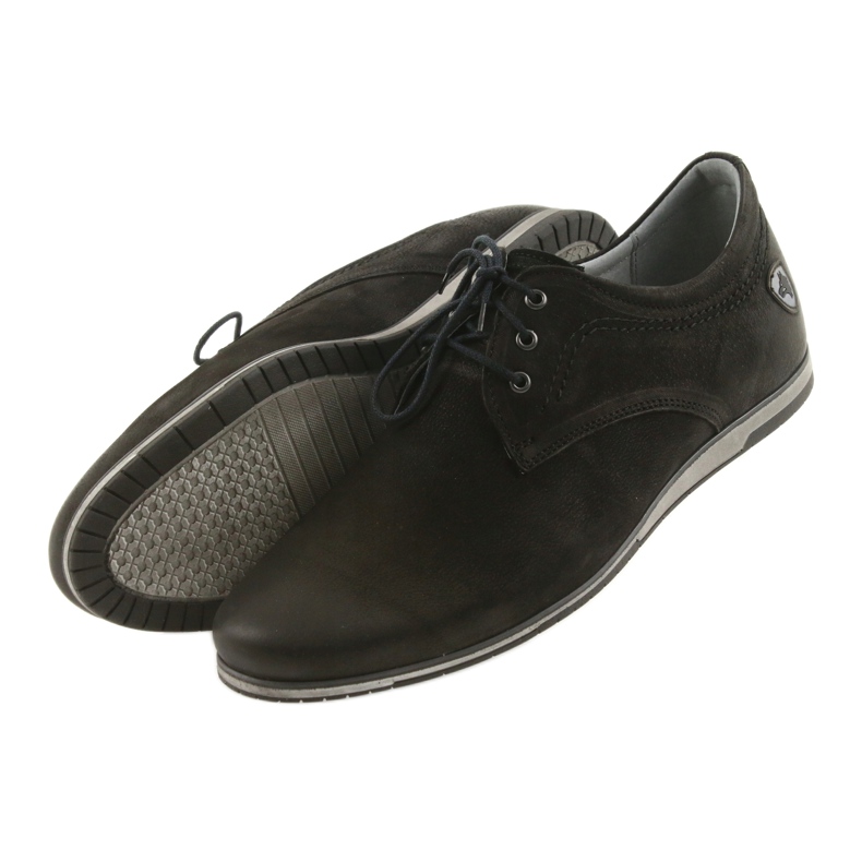 Sapatos esportivos masculinos de Riko 877 preto 4