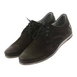 Sapatos esportivos masculinos de Riko 877 preto 3