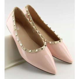 Bailarinas com tachas rosa 127-16 Rosa 1