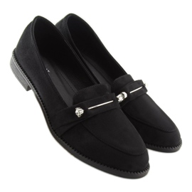Mocassins femininos negros 3117 Preto 1