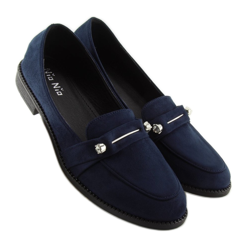 Mocassins feminino azul marinho 3117 Blue 2