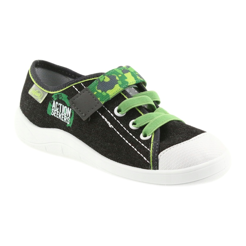 Sapatos infantis Befado, sapatilhas, chinelos 251X102 preto 2