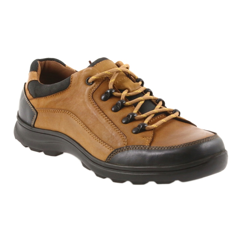 DK Calçados esportivos masculinos Camel 0493 castanho multicolorido 1