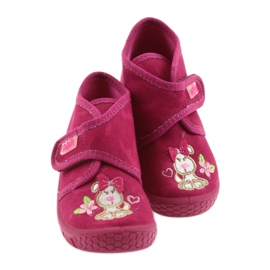 Chinelos de sapatos infantis rosa befado 529P026 5