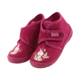 Chinelos de sapatos infantis rosa befado 529P026 4
