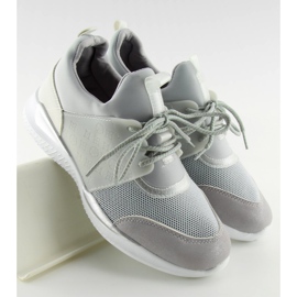 Sapatos esportivos cinza ultra-claro BY-069 Gray 1