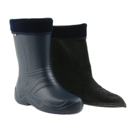 Galoshes femininos de Befado com uma meia azul da Marinha 162q103 5