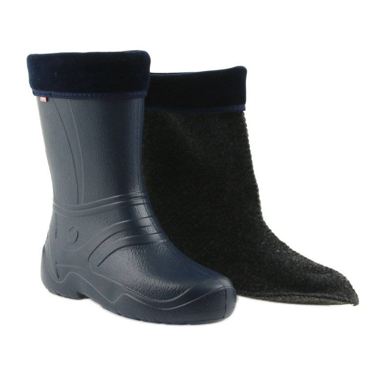 Galoshes femininos de Befado com uma meia azul da Marinha 162q103 5
