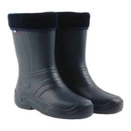 Galoshes femininos de Befado com uma meia azul da Marinha 162q103 3