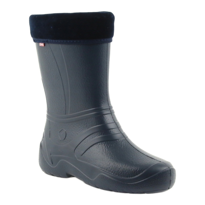 Galoshes femininos de Befado com uma meia azul da Marinha 162q103 1