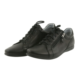Sapatos casuais masculinos Riko 856 preto 3