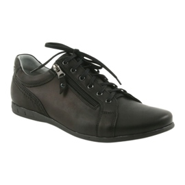 Sapatos casuais masculinos Riko 856 preto 1
