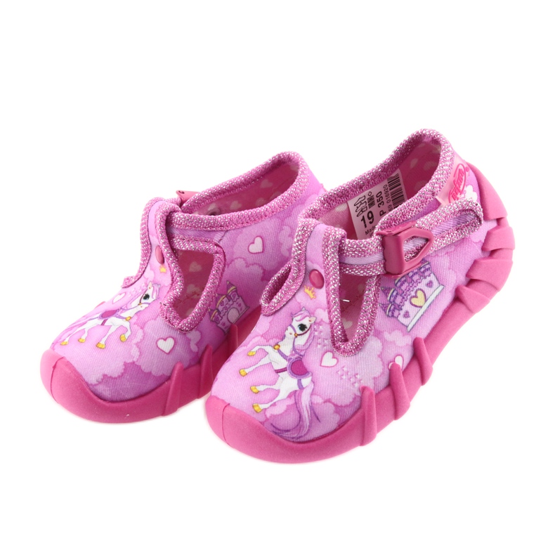 Sapatos infantis Befado 110P350 chinelos rosa 3