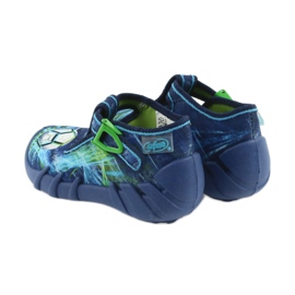 Sapatos infantis Befado 110P339 chinelos azul verde azul marinho 4