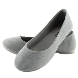 Bailarinas femininas cinza JX1018 Gray 2
