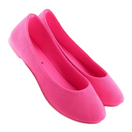 Bailarinas femininas rosa JX1018 Fuchsia 1