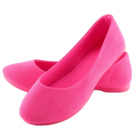 Bailarinas femininas rosa JX1018 Fuchsia 2
