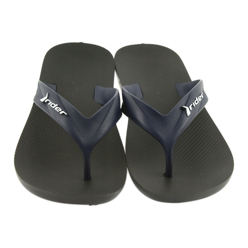 Sapatos masculinos Rider flip-flops azul marinho preto 3
