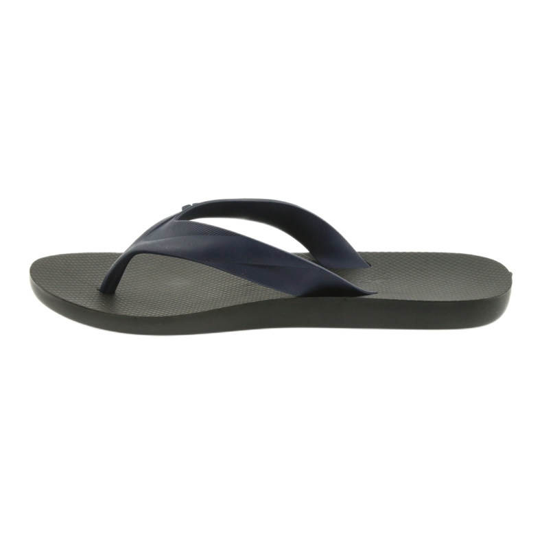 Sapatos masculinos Rider flip-flops azul marinho preto 2