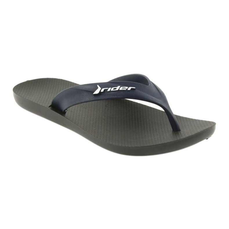Sapatos masculinos Rider flip-flops azul marinho preto 1