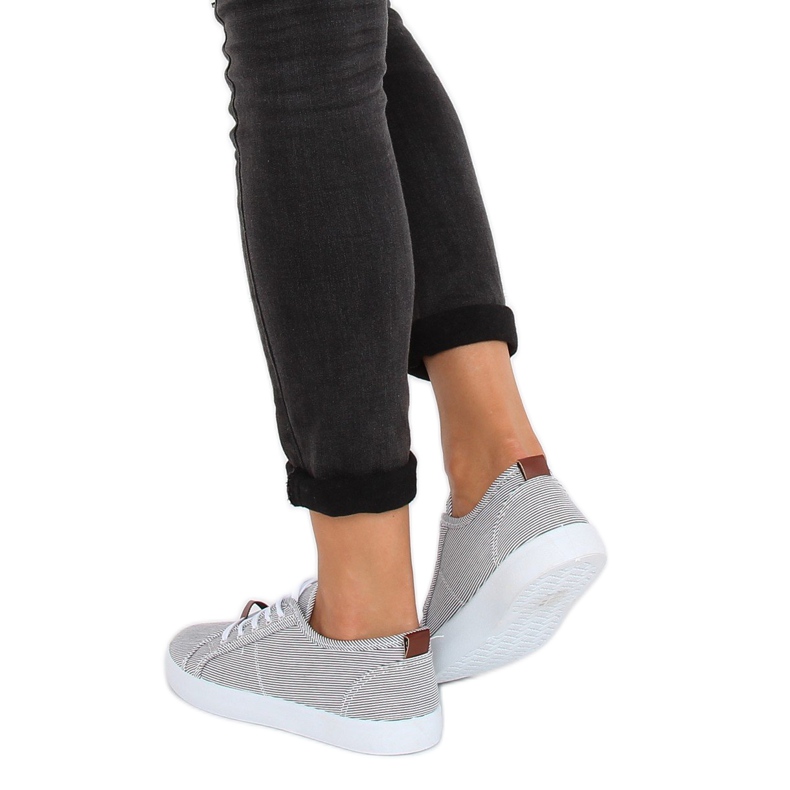 Tênis preto listrado JX70P preto 2