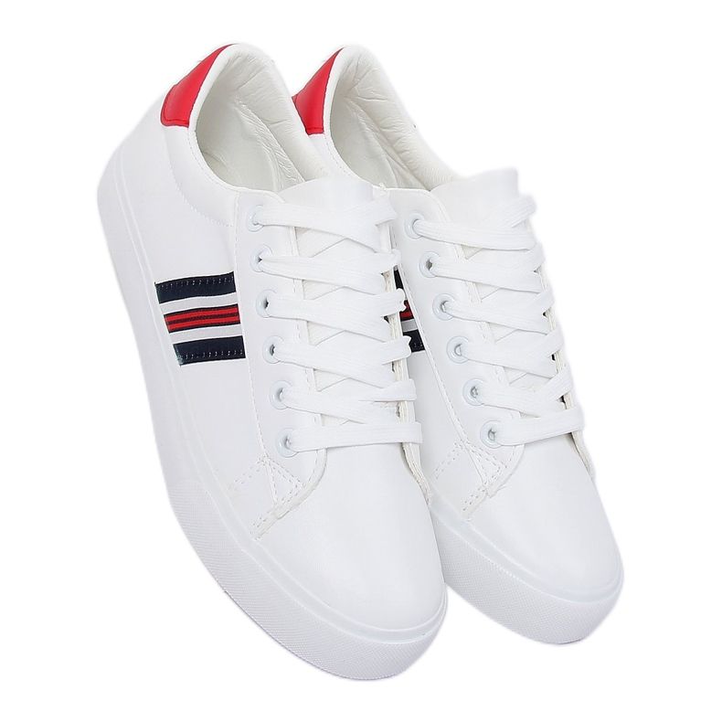 Tênis feminino branco e vermelho BL158P vermelho 1