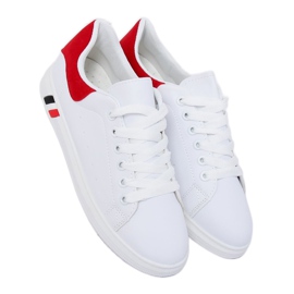 Tênis feminino branco e vermelho BL147P vermelho 1