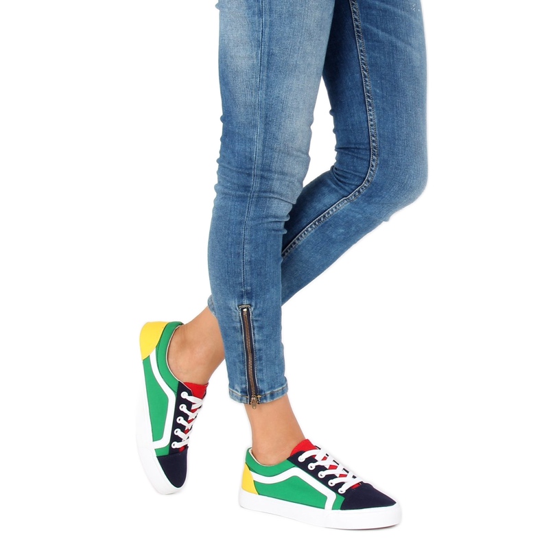 Tênis feminino multicolorido BL156 Navy 2