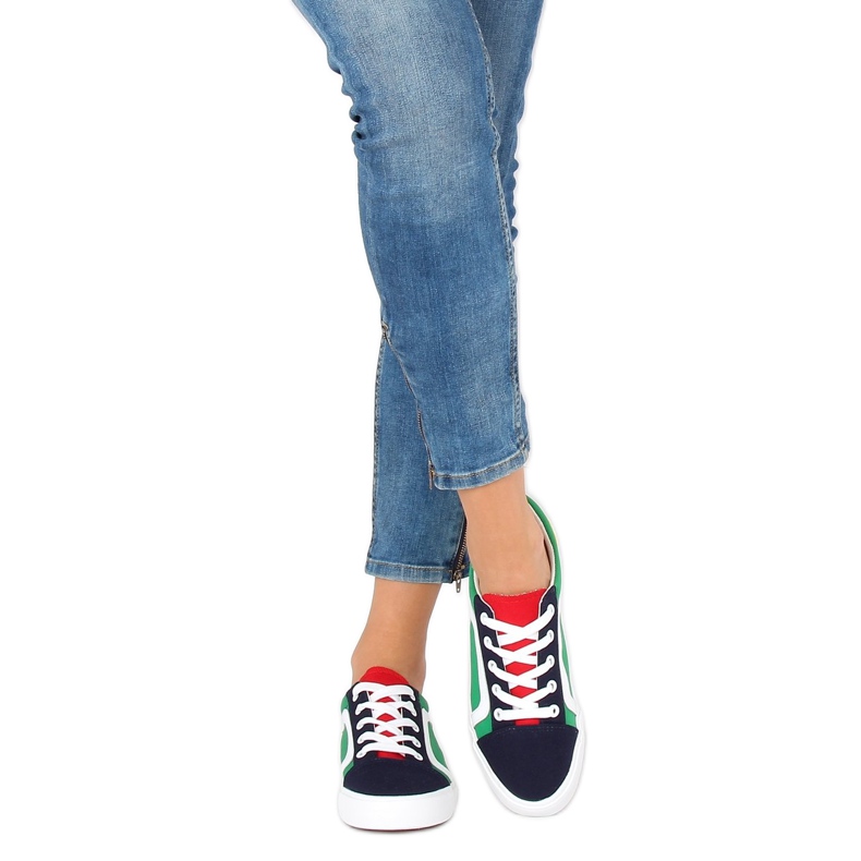 Tênis feminino multicolorido BL156 Navy 1