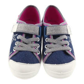 Sapatos infantis Befado, chinelos, tênis 251X113 cinza rosa azul marinho 5
