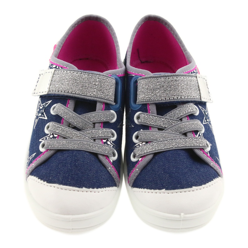Sapatos infantis Befado, chinelos, tênis 251X113 cinza rosa azul marinho 5