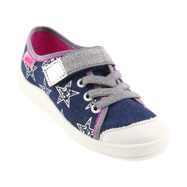 Sapatos infantis Befado, chinelos, tênis 251X113 cinza rosa azul marinho 2