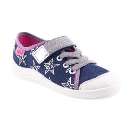 Sapatos infantis Befado, chinelos, tênis 251X113 cinza rosa azul marinho 1